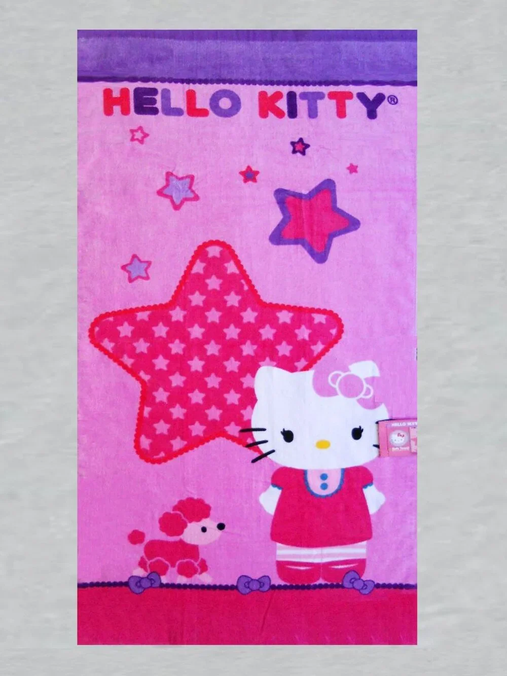 Hello Kitty Bath Towel Measures 25 x 50 inch